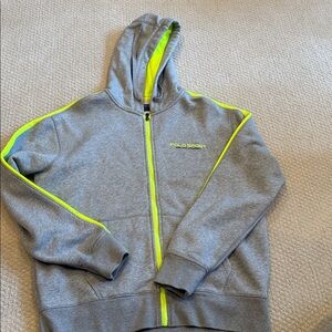 Polo by Ralph Lauren Mens Gray Jacket with Neon Yellow Accents